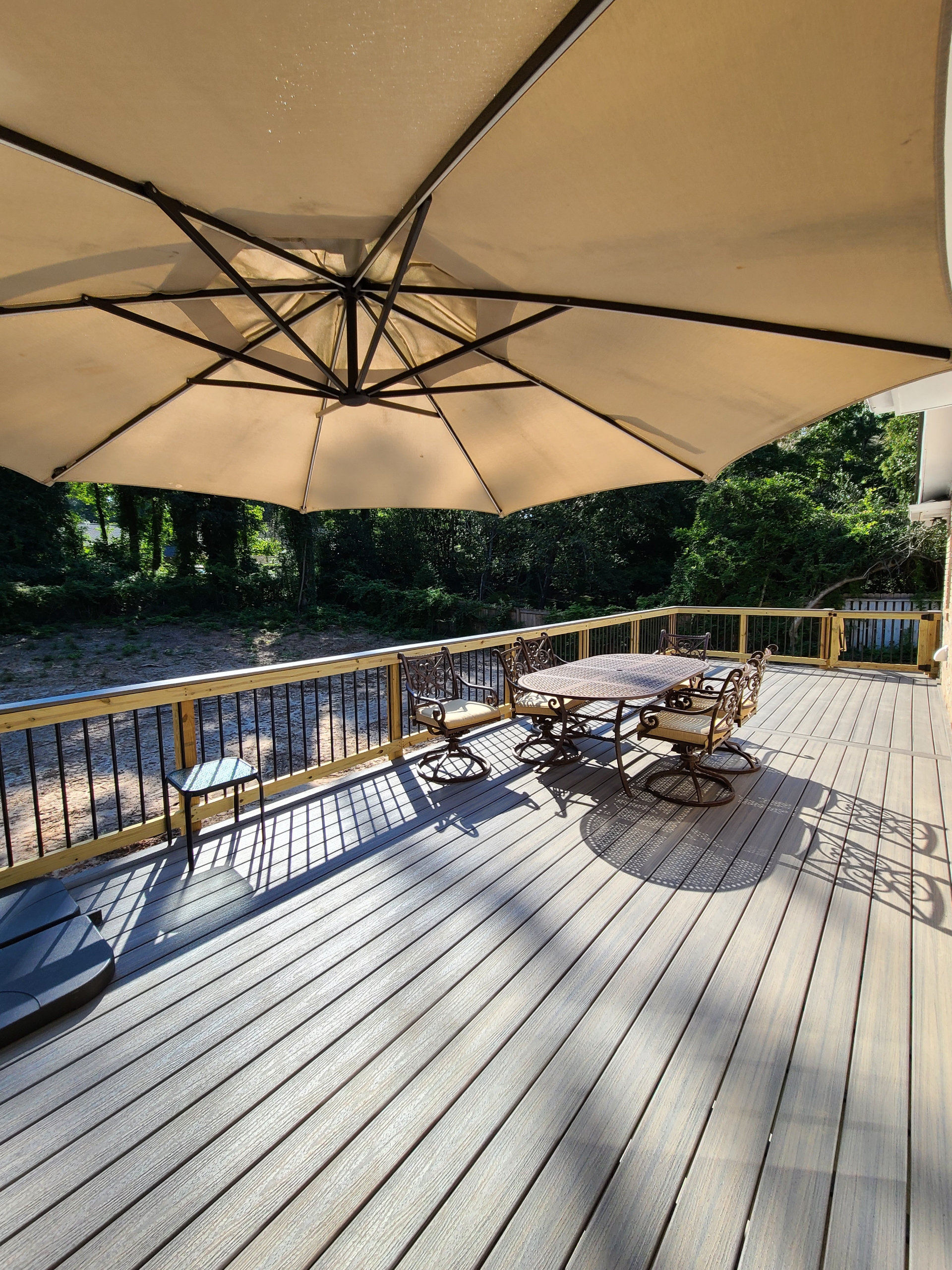 Restored composite deck